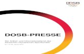 DOSB-PRESSE Nr. 1-2, 09. Januar 2018 DOSB-PRESSE . ... Rio de Janeiro 2016 zur Folge, dass die etwa