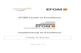 EFQM Levels of Excellence - Incipio 2017-11-17آ  EFQM Levels of Excellence Verpflichtung zu Excellence