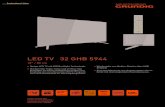 LED TV 32 GHB 5944 - CHECK24 LED TV 32 GHB 5944 32" / 80 cm Modell: 32 GHB 5944 Farbe: Schwarz gl£¤nzend