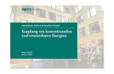 Kopplungvon konventionellen und erneuerbaren ... und erneuerbaren Energien Workshop der Plattform Erneuerbare
