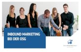 INBOUND MARKETING BEI DER OSG - Online Solutions Group INBOUND MARKETING BEI DER OSG. ONLINE MARKETING
