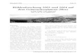 Hأ¶hlenforschung 2003 und 2004 auf dem Gottesackerplateau ... (Zusammenstellung: Achim Gulde) Jahresheft