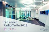 Die neuen Radio-Tarife 2018. - Mein erster Radiospot ... 16.05 WDR 2 Der Nachmittag 16.26 Werbung WDR