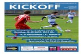 Das Matchprogramm des FC St.Margrethen ... Hauptsponsor: Co-Sponsoren: KICKOFFDas Matchprogramm des