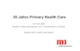 30 Jahre Primary Health Care - medico international The International Conference on Primary Health Care
