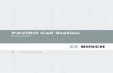 PAVIRO Call Station ... Entsorgen Sie gebrauchte Batterien gemأ¤أں umweltschutzrechtlicher Vorschriften