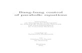 Bang-bang control of parabolic equations Bang-bang control of parabolic equations Dissertation zur Erlangung