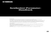 Synthesizer Parameter Manual - Yamaha ... Synthesizer-Parameter-Handbuch DE DE Einleitung Dieses Handbuch