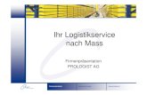 Firmenprأ¤sentation Prologist AG â€¢ Migros Genossenschaften: Aare, Luzern, Neuenburg-Fribourg, Ostschweiz,