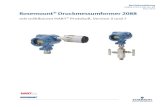 Rosemount Druckmessumformer 2088 - Emerson Electric 2020-02-28آ  Rosemount Druckmessumformer 2088 WARNUNG