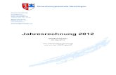 Jahresrechnung 2012 - Kilchberg, Basel-Landschaft Seite 2 Mehraufwand / Minderertrag Minderaufwand