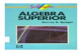 Libro Algebra Superior Schaum-spiegel
