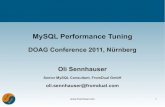 DOAG 2011: MySQL Performance Tuning