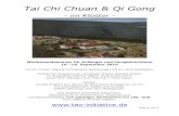 Tai Chi Chuan Qi Gong - tao-initiative 1 von 4 Tai Chi Chuan Qi Gong - im Kloster - Wochenendseminar fr Anfnger und Fortgeschrittene 16.â€“18. September 2016 Tai Chi Chuan, Qigong