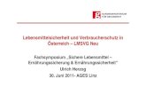 Ulrich Herzog: LMSVG Neu, Lebensmittelsicherheit und Verbraucherschutz