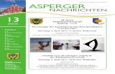 Kalenderwoche 13/2016 - Asperger Nachrichten vom 31.03.2016