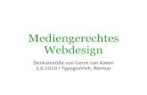 Mediengerechtes Webdesign