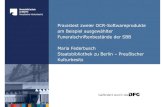 Digitalisierungspraxis - Federbusch - OCR-Praxistest