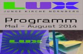 LUX Sommerprogramm 2014