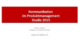 Studie zur Kommunikation im Produktmanagement 2016