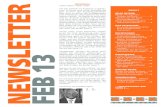 Newsletter "Leben und Arbeiten im Ausland" Februar 2013