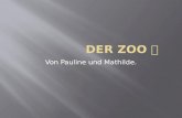 Mathilde et Pauline: Der Zoo