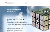 GS WBF geo.admin.ch Geodaten des Bundes f¼r die Komm Verwaltung