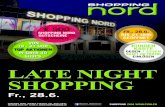Late Night Shopping im Shopping Nord