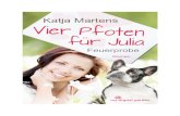 Leseprobe Katja Martens - Vier Pfoten f¼r Julia - Feuerprobe