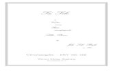 BWV 1001-1006 Urtext