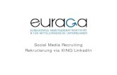 Social Media Recruiting Rekrutierung via XING/ ... Umsatzzahlen der XING AG 5 Jahr Umsatz in Mio. ¢â€¬