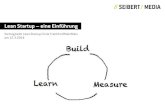Lean Startup - Einf¼hrung f¼r den Lean Startup Circle