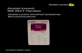 Alcatel-Lucent 500 DECT Handset - binder-   Alcatel-Lucent 500 DECT Handset Alcatel-Lucent OmniPCX Enterprise 8AL90841DEBA ed02 Benutzerhandbuch