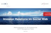 Investor Relations im Social Web