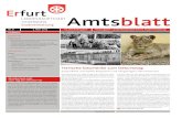 Amtsblatt Nr. 8 vom 03.05.2019 der Landeshauptstadt Erfurt ... Amtsblatt Herausgeber: Landeshauptstadt