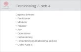 F£¶rel£¤sning 3 och 4 - Uppsala University ... greeting(45) # Fel resultat $> python function_04.py