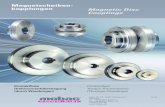 Magnetscheiben- kupplungen Magnetic Disc Couplings ¢â‚¬¢ Magnetic Disc Couplings are sold as single halves