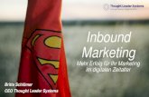 Inbound Marketing - Mehr Erfolg im digitalen Zeitalter