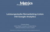 Leistungsstarke Remarketing-Listen mit Google Analytics
