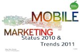 Mobile Marketing - Status 2010 & Trends 2011