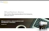 BlueSpice docu. Das Online-Betriebshandbuch f¼r Industrie, Service und IT
