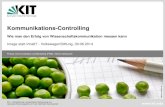 Kommunikations-Controlling - VolkswagenStiftung