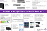 Alcatel-Lucent OpenTouchâ„¢ Suite fr ... - ekp. Loesungsblatt_ Office RCE (RCE = Rich Communication Edition) ... OmniPCX Office. Software. RCE Compact Edition. Lfterloses Gehuse