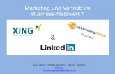 LinkedIn und XING f¼r kleine und mittlere Unternehmen