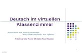 Virtueller Deutschunterricht - Wirtschaftsdeutsch