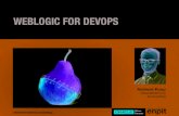 Oracle WebLogic for DevOps
