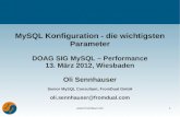 MySQL Configuration - the most important variables