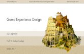 Game Experience Design - Medienwissenschaft Uni ... Game Experience Design Universitأ¤t Bayreuth Angewandte