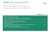 Managerinnen- Barometer 2015 2020-06-08آ  MANAGERINNEN-BAROMETER: UNTERNEHMEN 48 DIW Wochenbericht Nr.