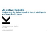 Assistive Robotik - Softwarepark Hagenberg Wearable robotic device: â€œA technology that extends, complements,